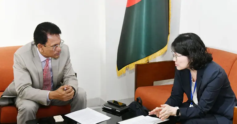 আ ন ম এহছানুল হক মিলন ও জি সুন সং